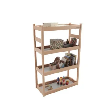 Bienwood višenamenska dečija drvena polica BIE6002-2 Bienwood višenamenska dečija drvena polica BIE6002-2